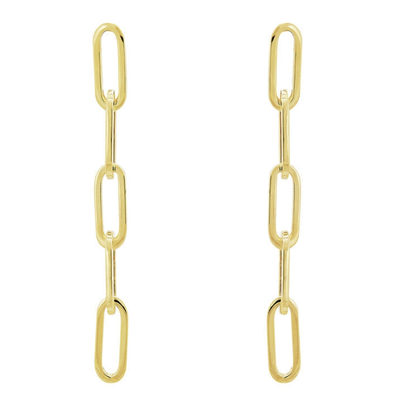 Hollow Paperclip Dangle Earrings