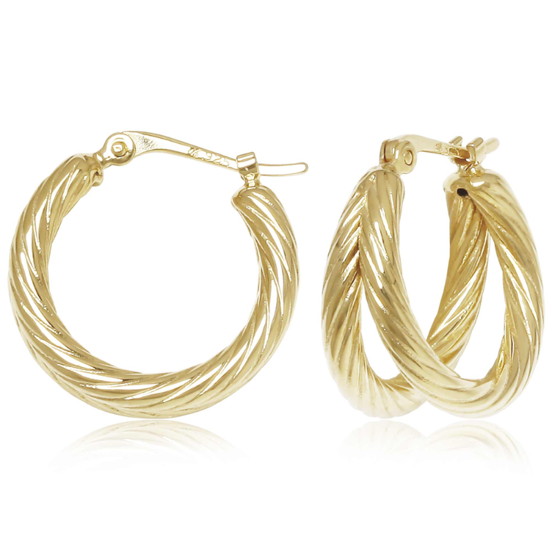 14KY SM double twist hoop