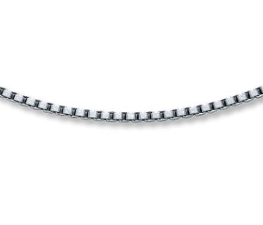 White Gold Box Chain .55mm