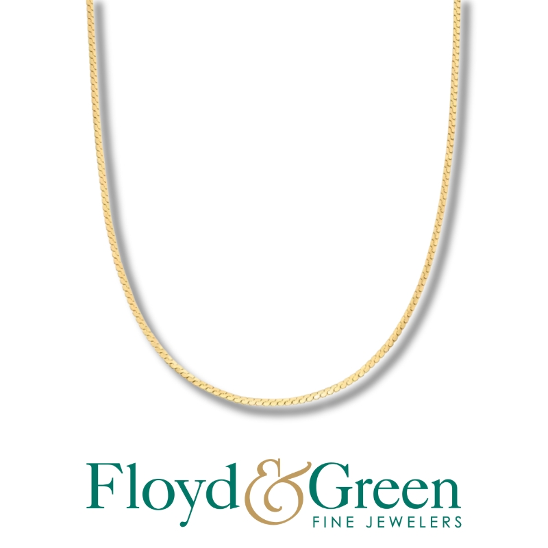 Yellow Gold Serpentine Chain