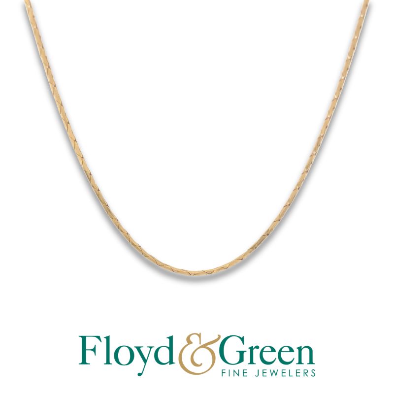 Yellow Gold Box Chain