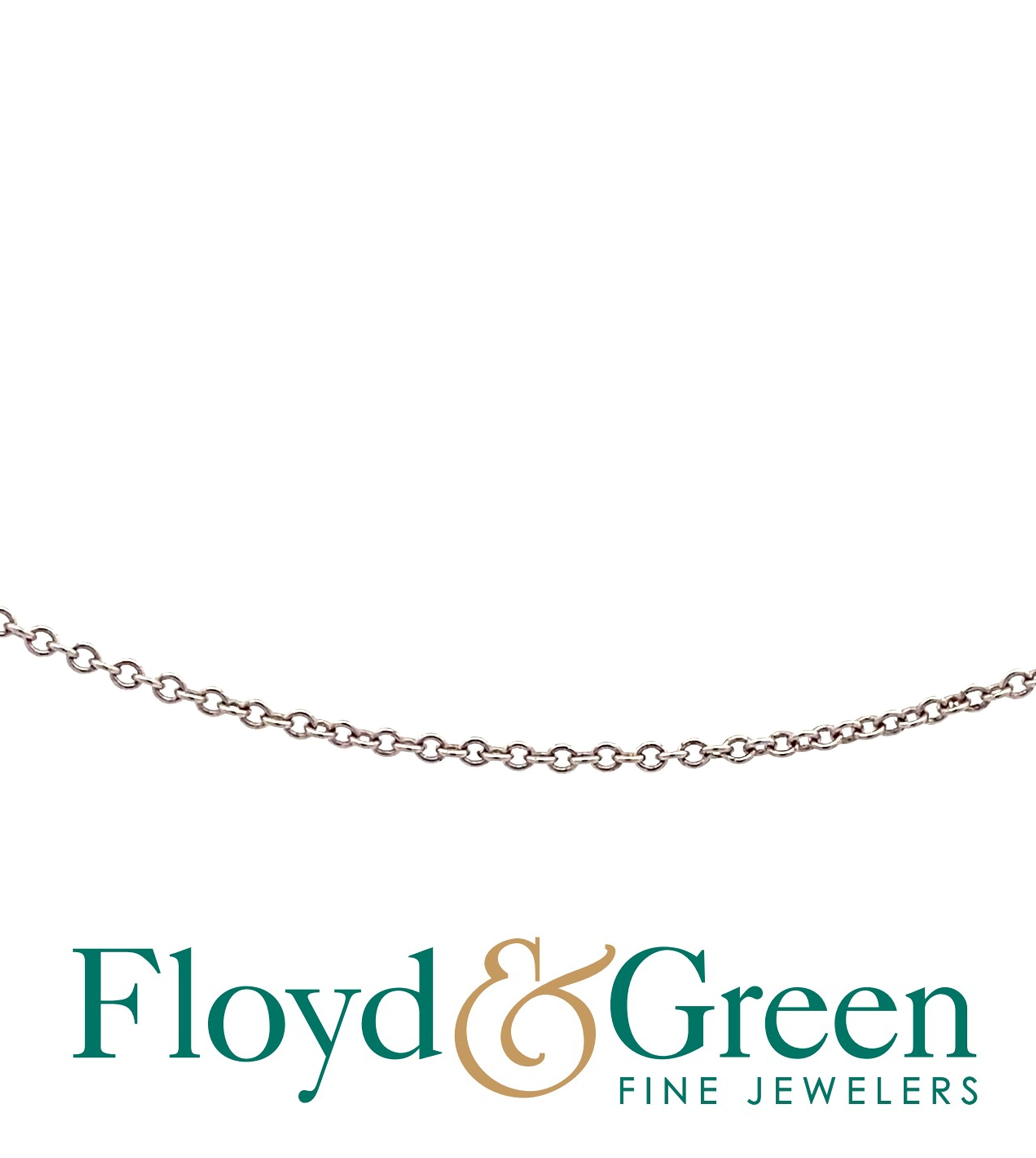 White Gold Cable Chain