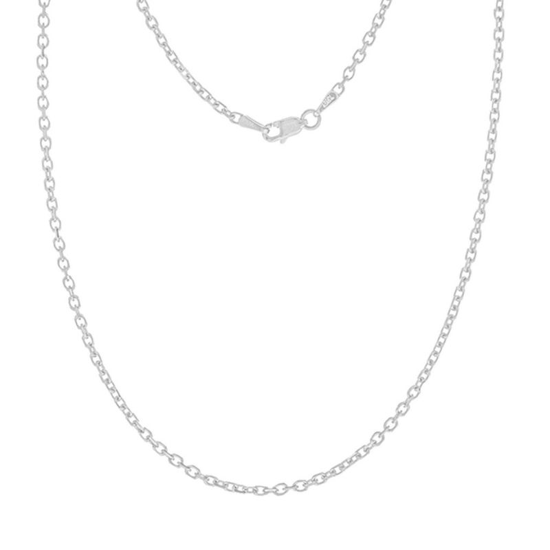 White Gold Cable Chain