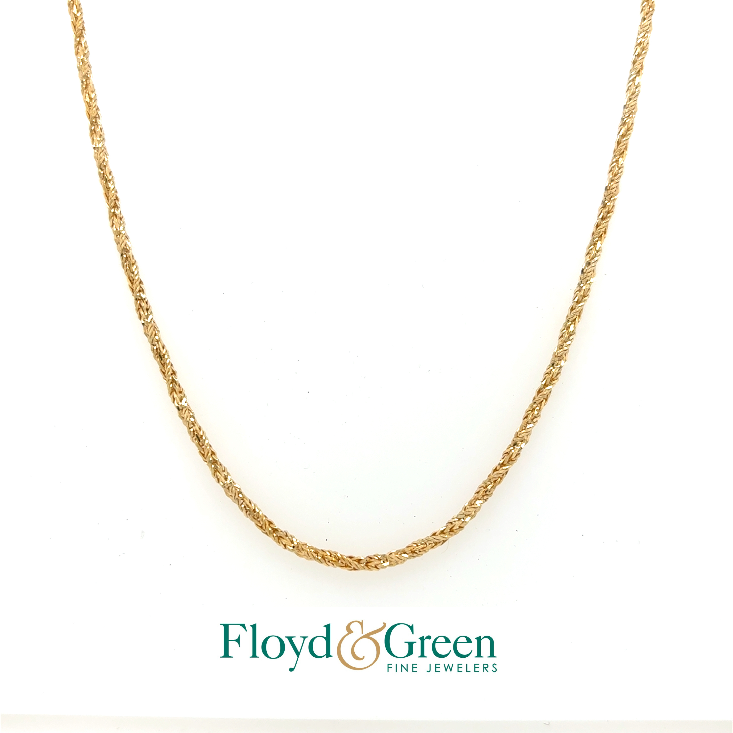 18KY Chain, 27 inch, 10.2g