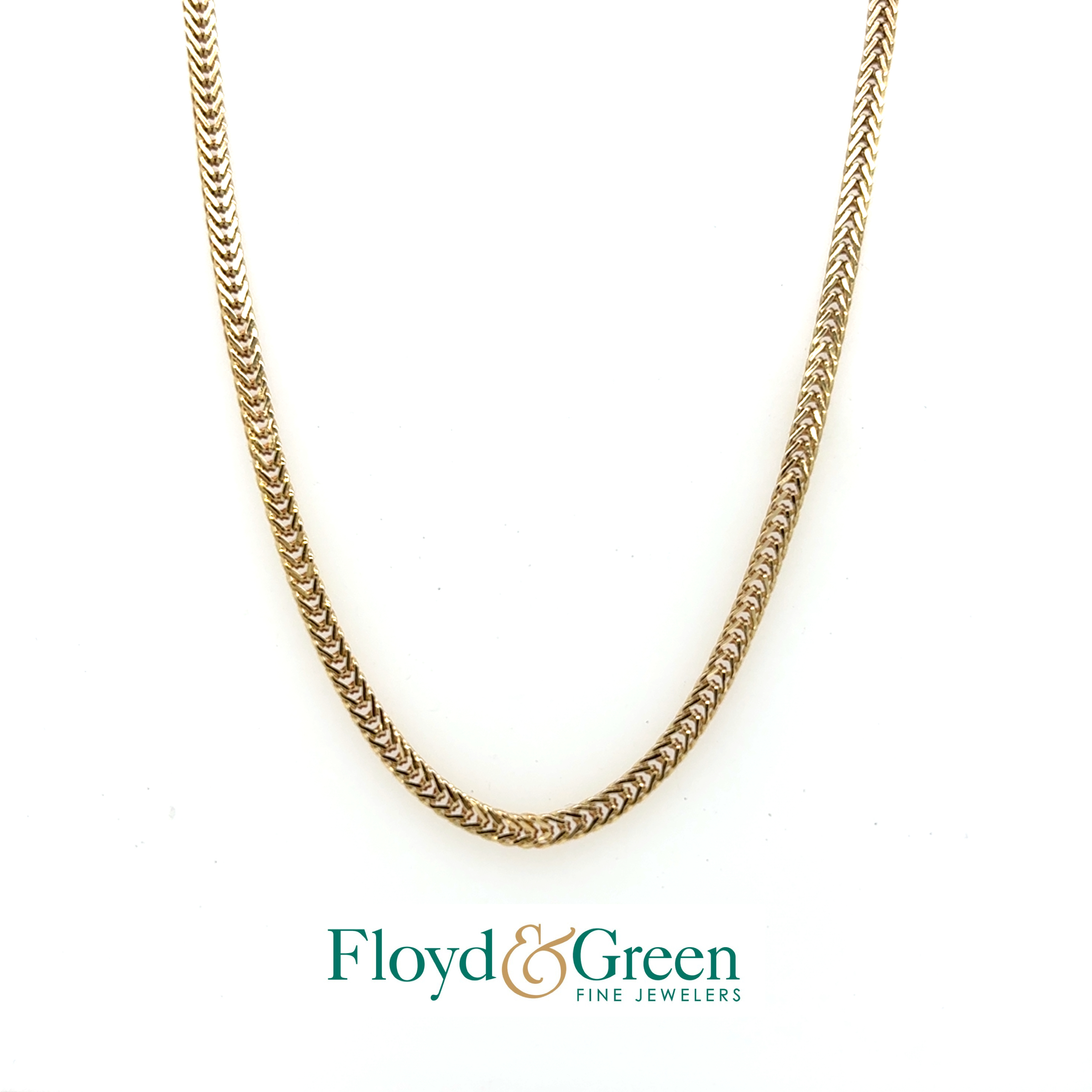 18KY Chain, 16  inch, 7.9g