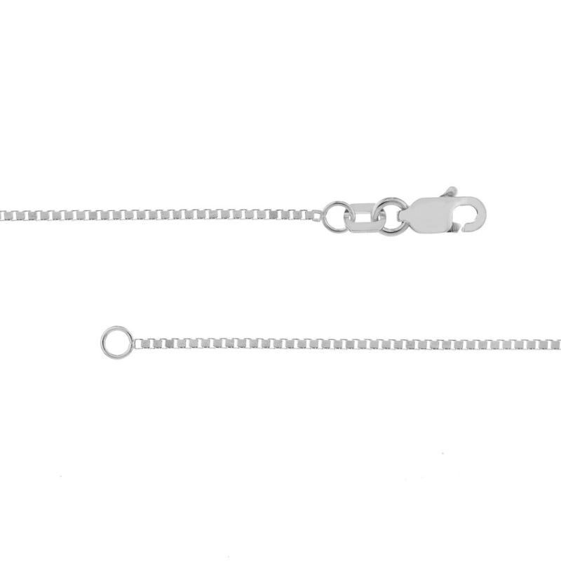 White Gold Box Chain