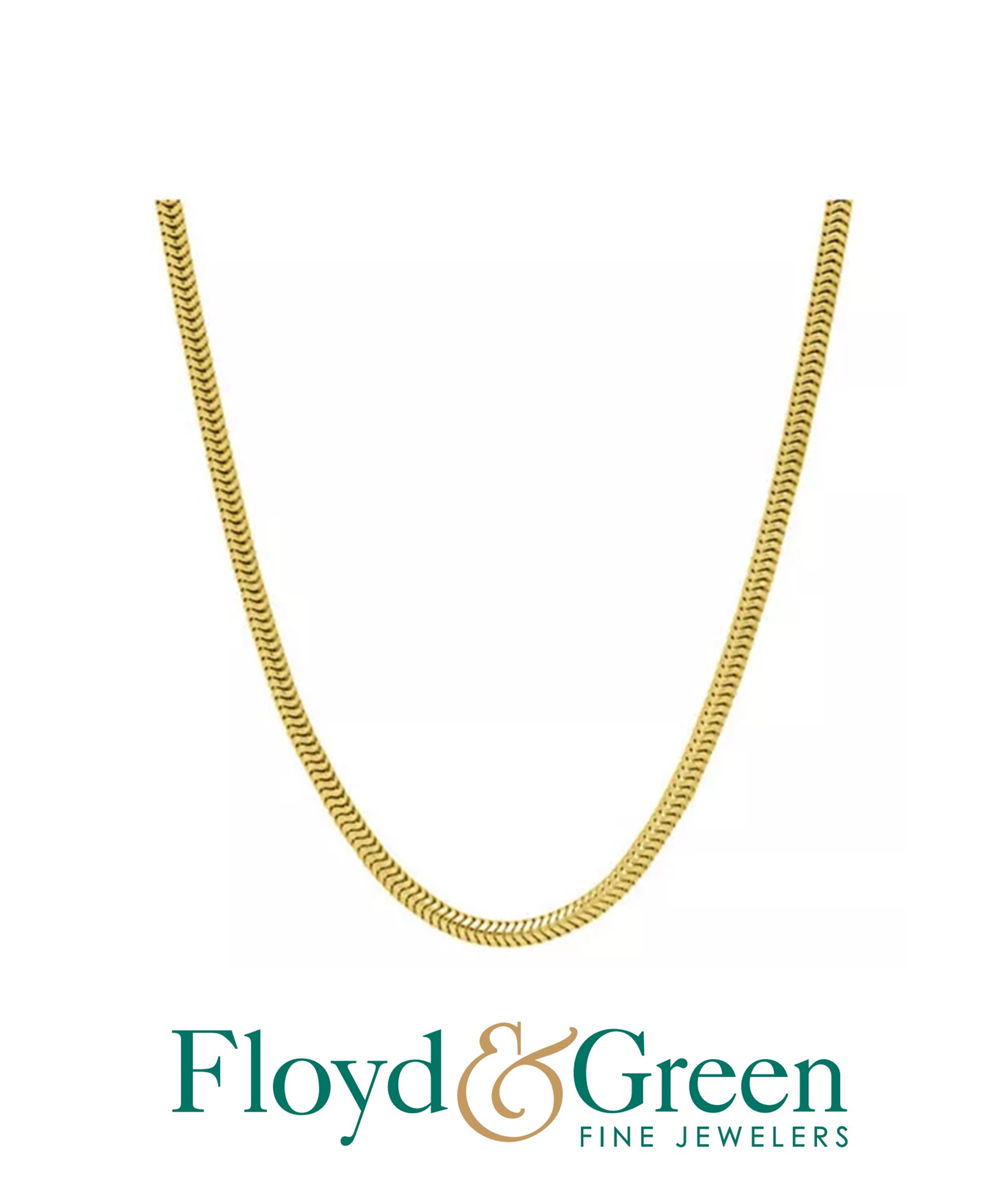 14KY Snake Chain, 18 inch, 10.3g