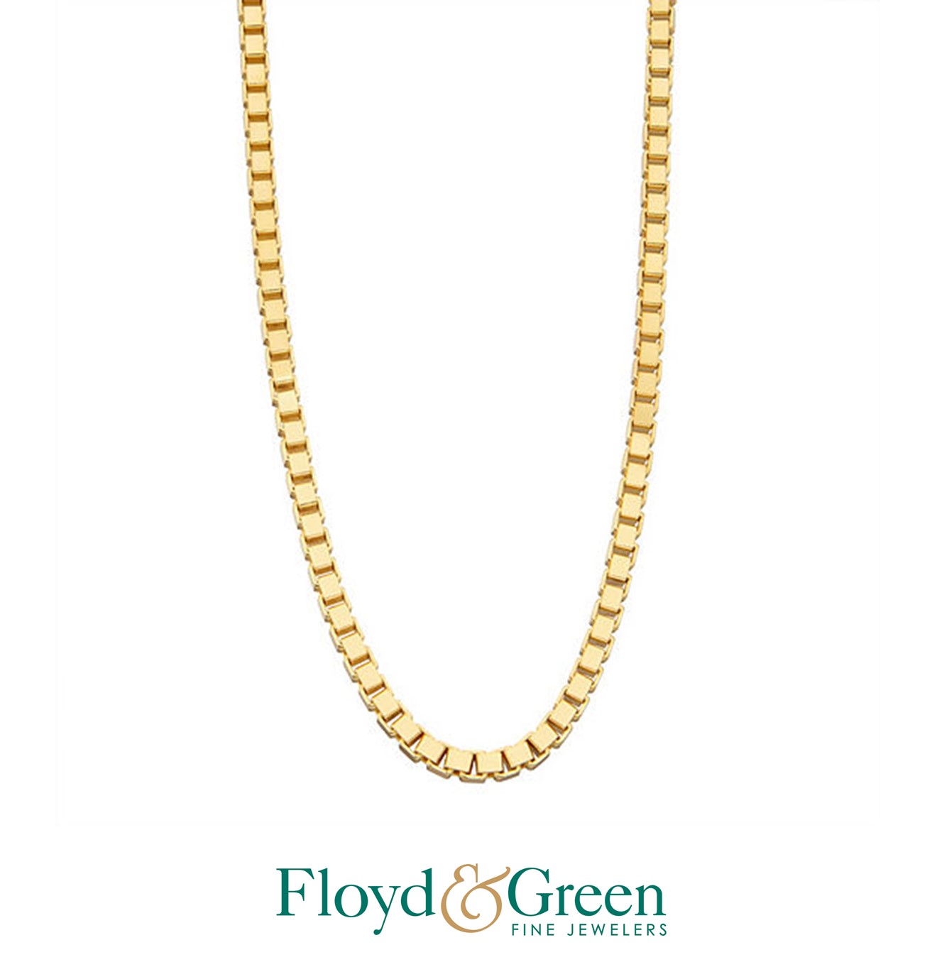 14KY Box Chain, 24 inch, 3.6g