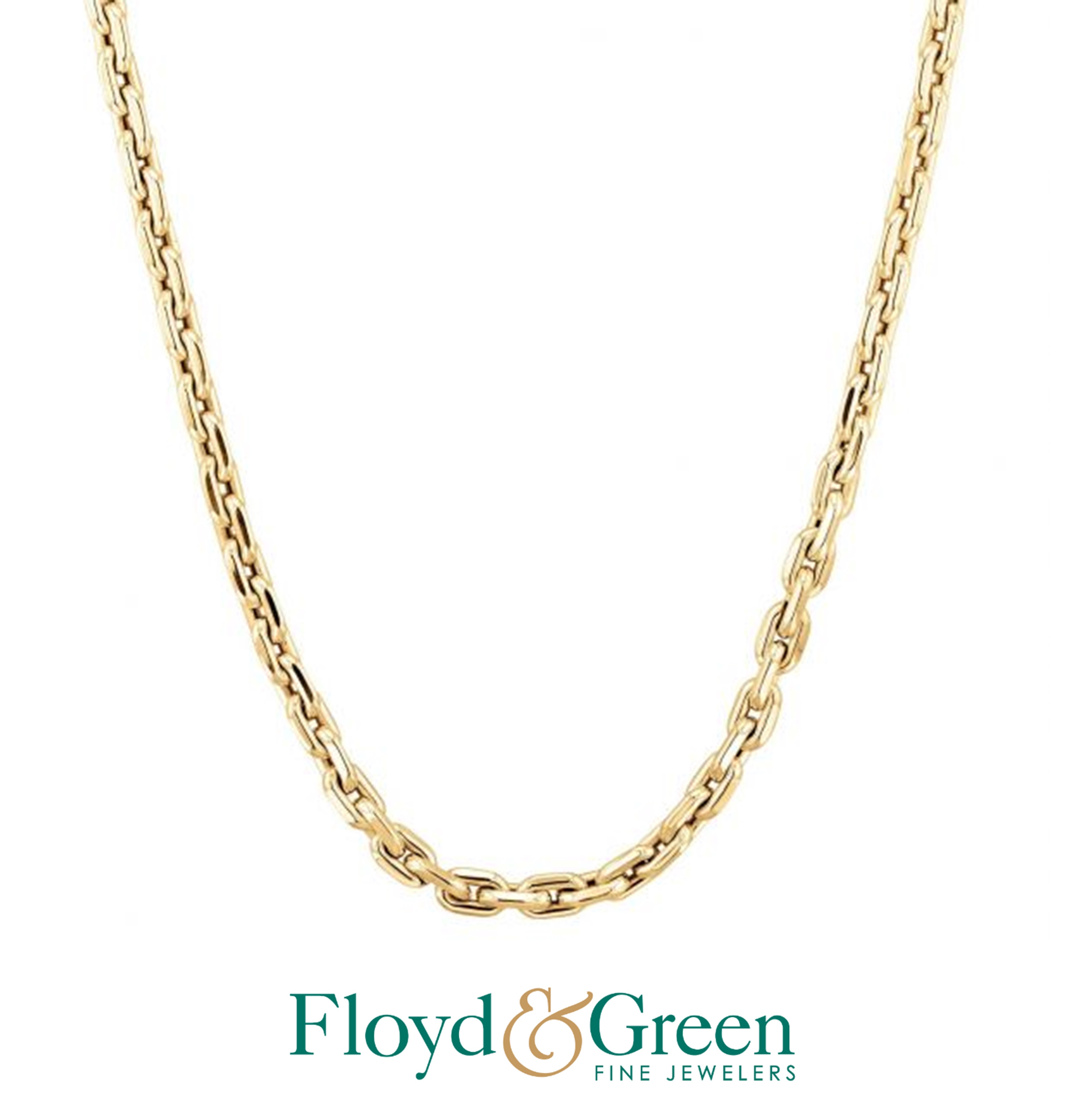 14KY Chain, 18 inch, 0.5g