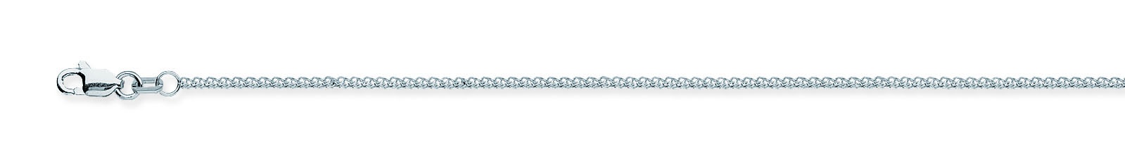 White Gold Wheat Chain