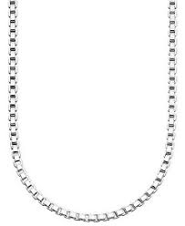 White Gold Box Chain