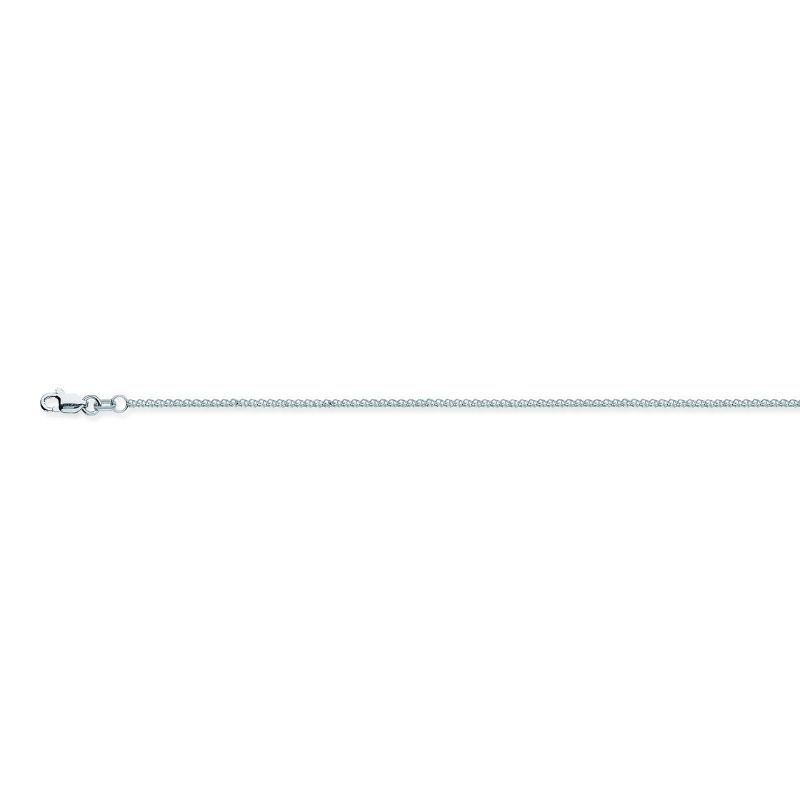 White Gold Wheat Chain