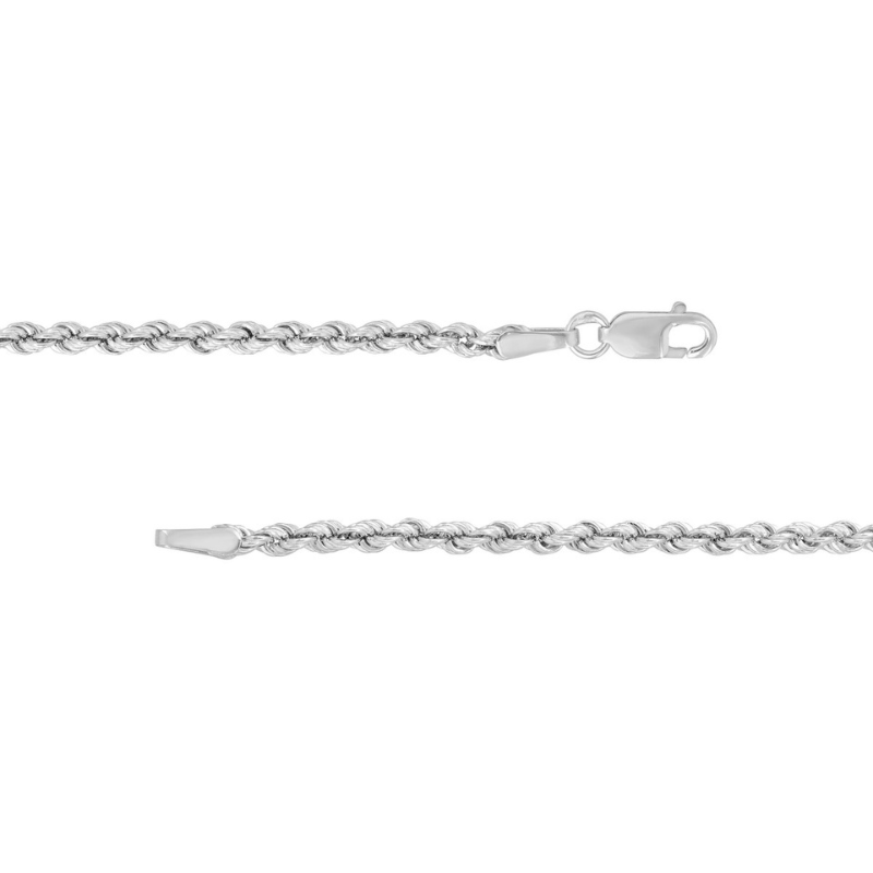 White Gold Rope Chain