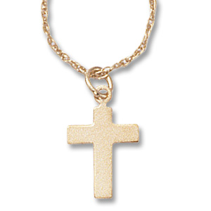 CARLA Small Cross Pendant Necklace