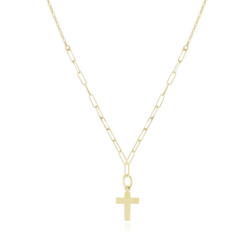 Small Cross Pendant Necklace