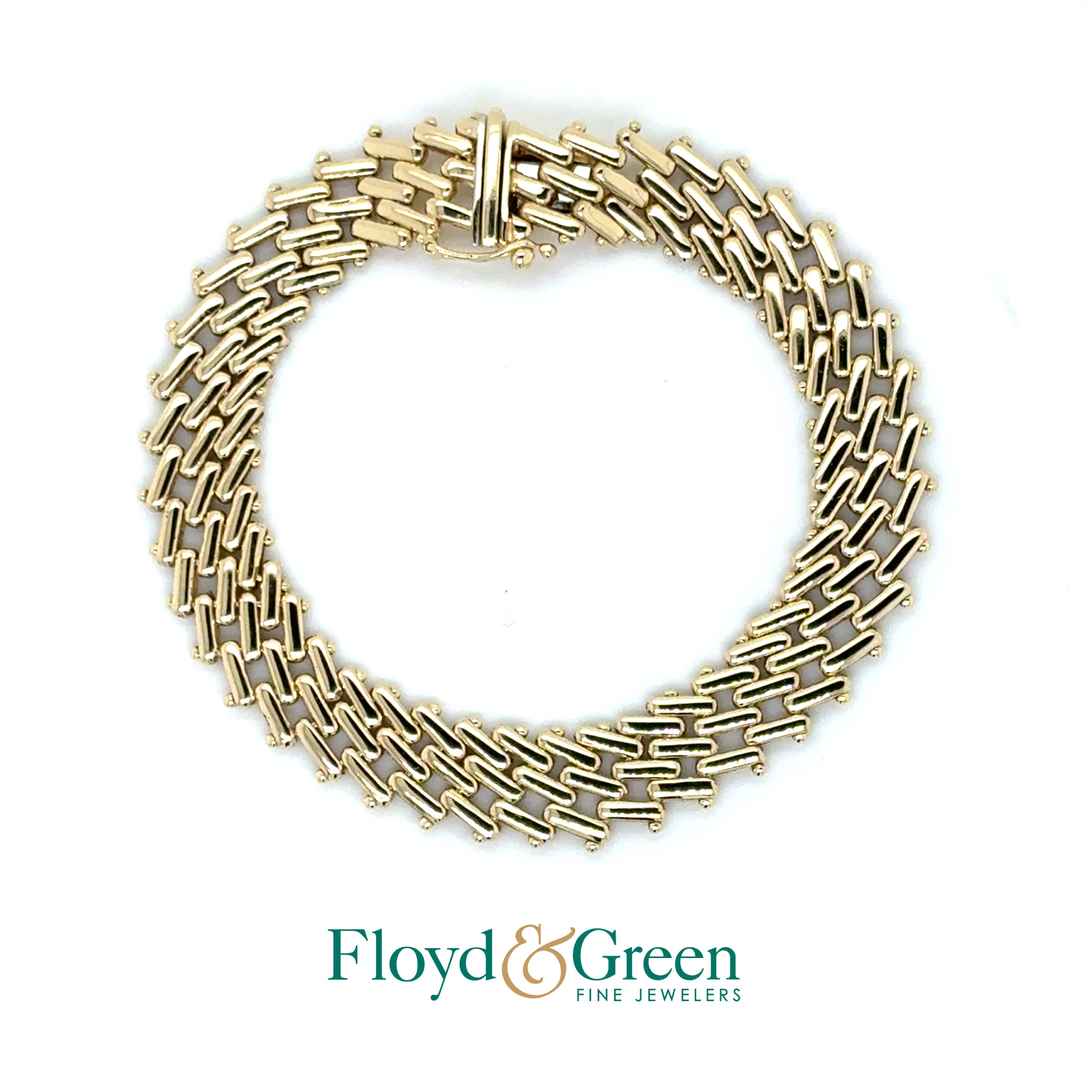 14KY Bracelet, 7.5 inch, 17.6g