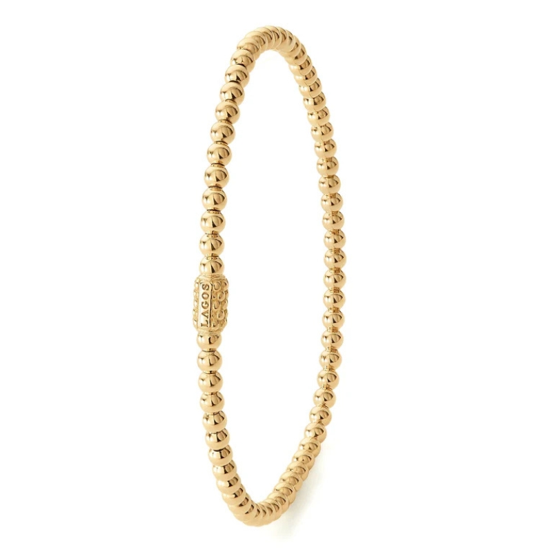 LAGOS Caviar Gold Bead Bracelet