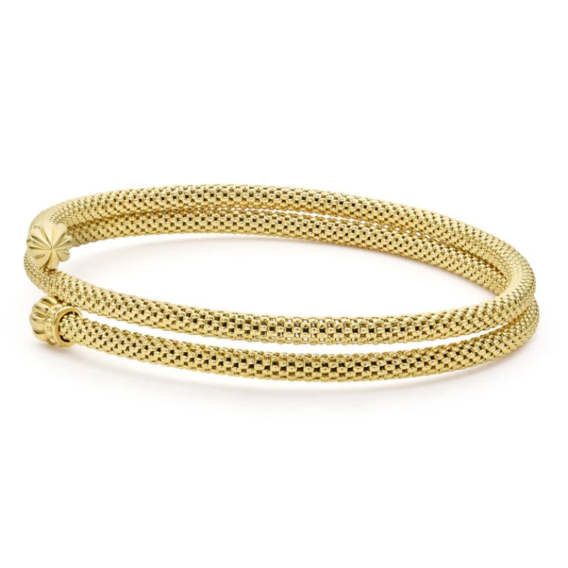 LAGOS Signature Caviar Gold Wrap Bracelet