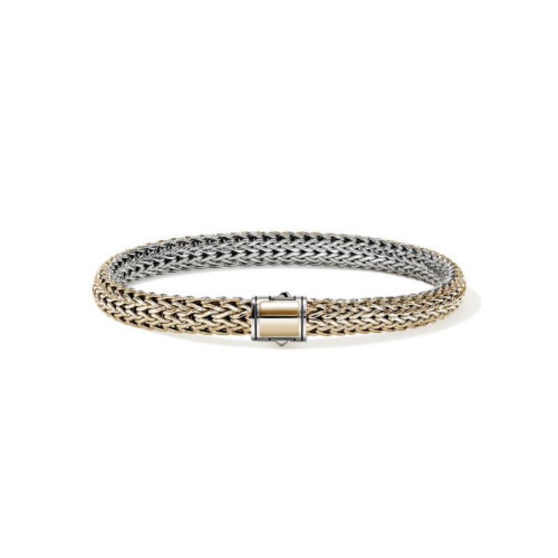 SS/14KY Icon Bracelet Reversible 6.5MM Size Medium