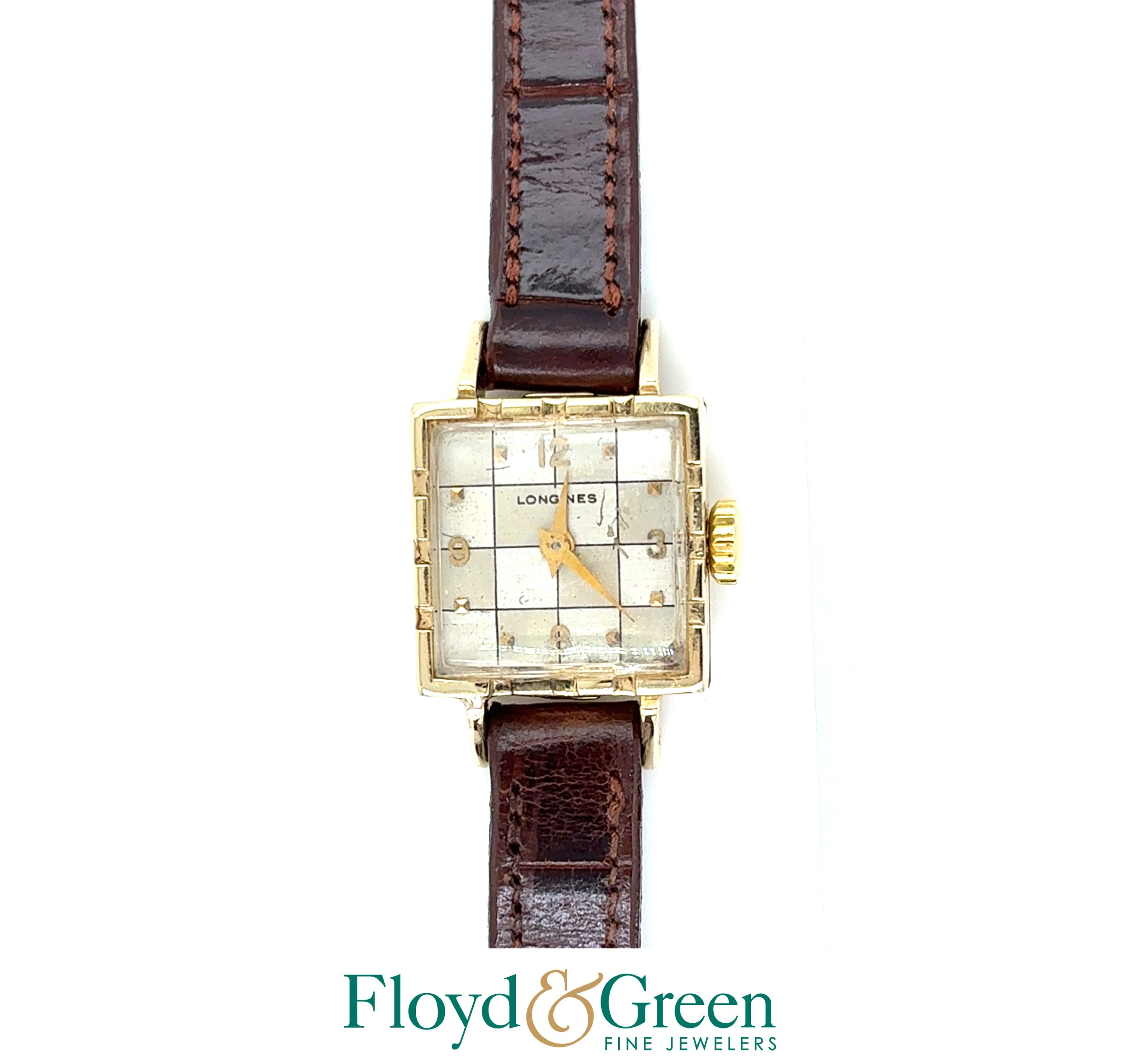 Longines Checkerboard Dress Watch