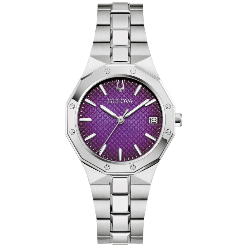 Bulova Prestige Watch with Purple Dial