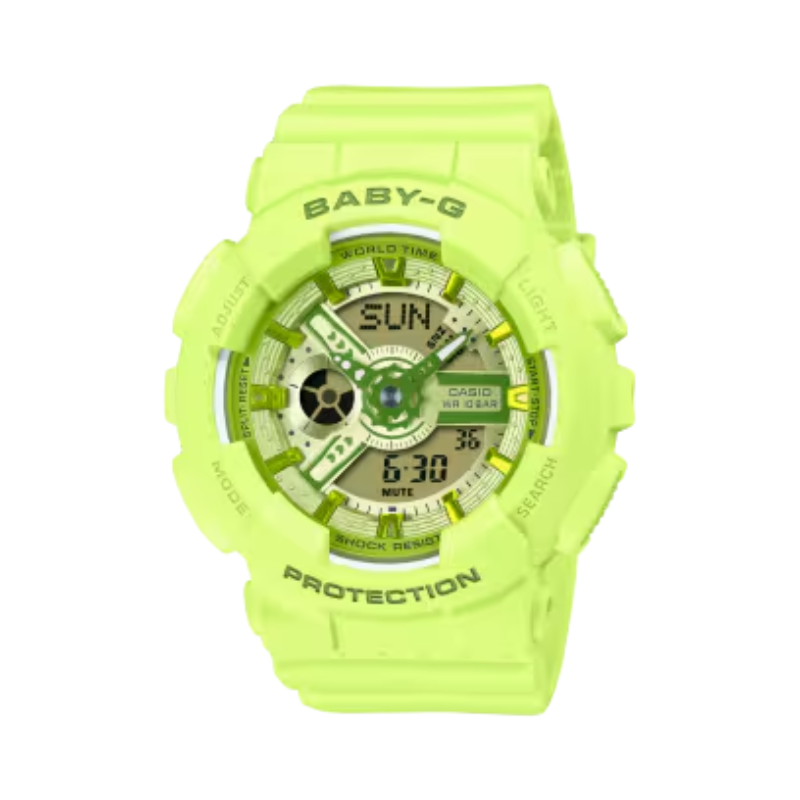 Mandalorian X G-Shock Birght Yellow with Folding Watch Stand
