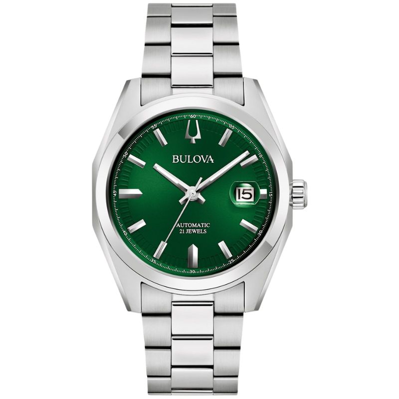 BULOVA Surveyor Green Dial Watch