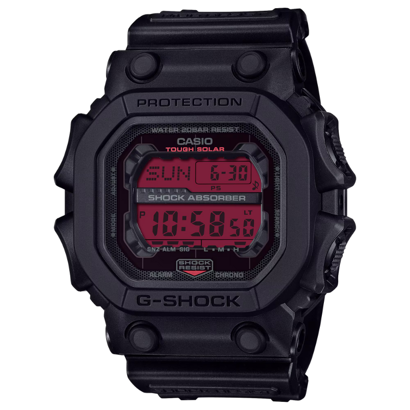 G-SHOCK Black and Bold Red Digital Watch
Shock & Mud Resistant
Water Resitstant 200M