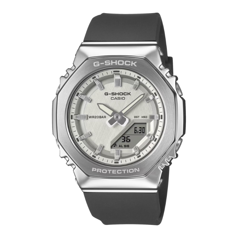 GMS2110-1A7 Analog-Digital Metal Bezel, Silver Dial, Not Waterproof