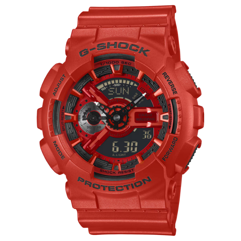 GA110RRB-4A Iconic Red Analog/Digital