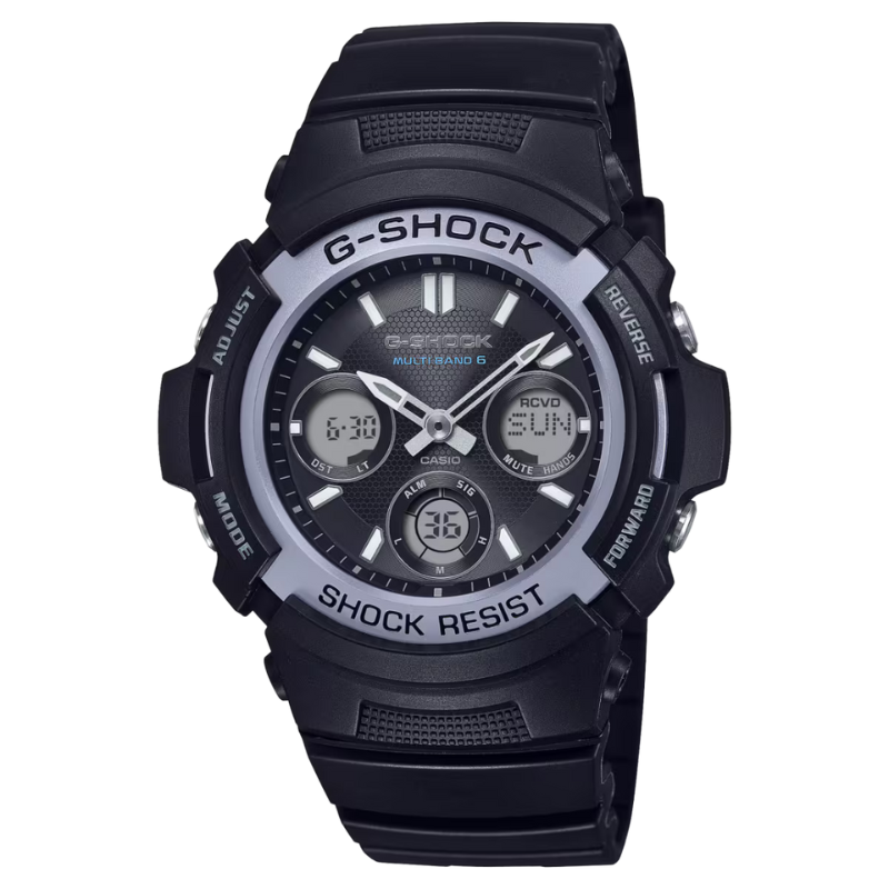 AWGM100FP1A1 Black w/ Black Dial Analog/Digital
