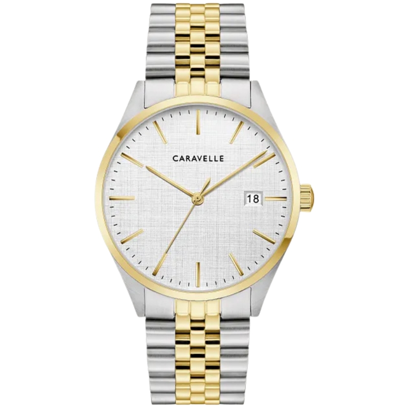 Classic Watch Silver Dial Two Tone Bracelet