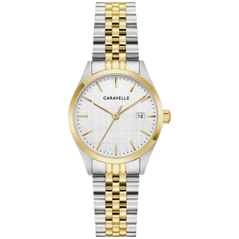 Classic Watch Silver Dial Two Tone Bracelet