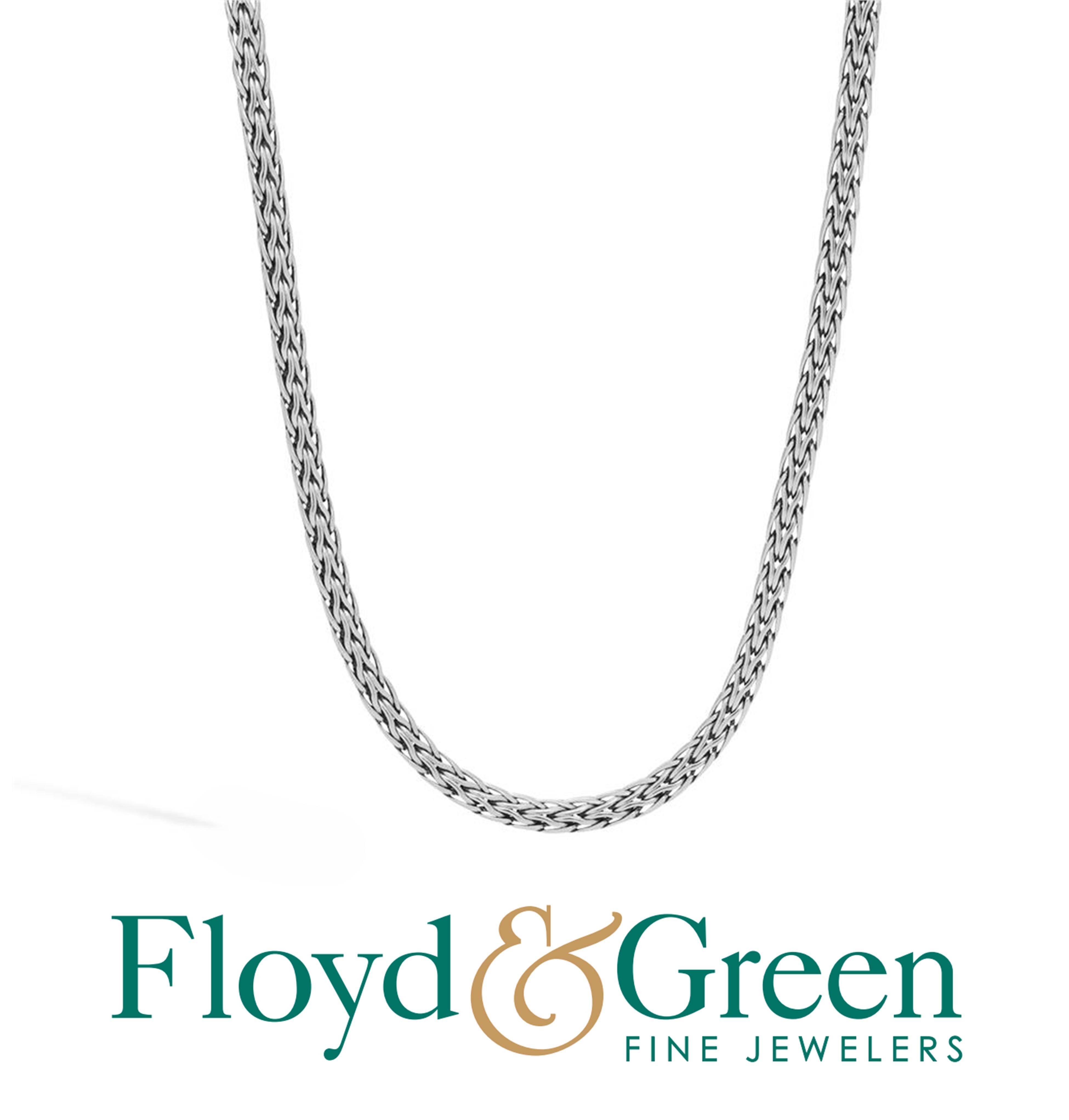 John Hardy Sterling Silver Classic Chain Necklace, 3.5MM, 16 inch, 18g