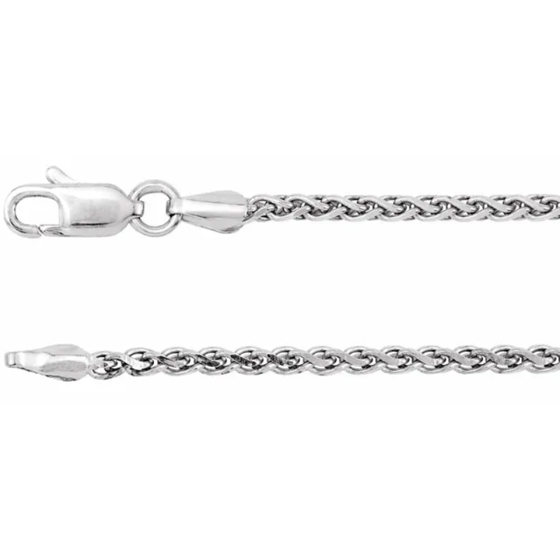 20 SS Diamond-cut wheat chain