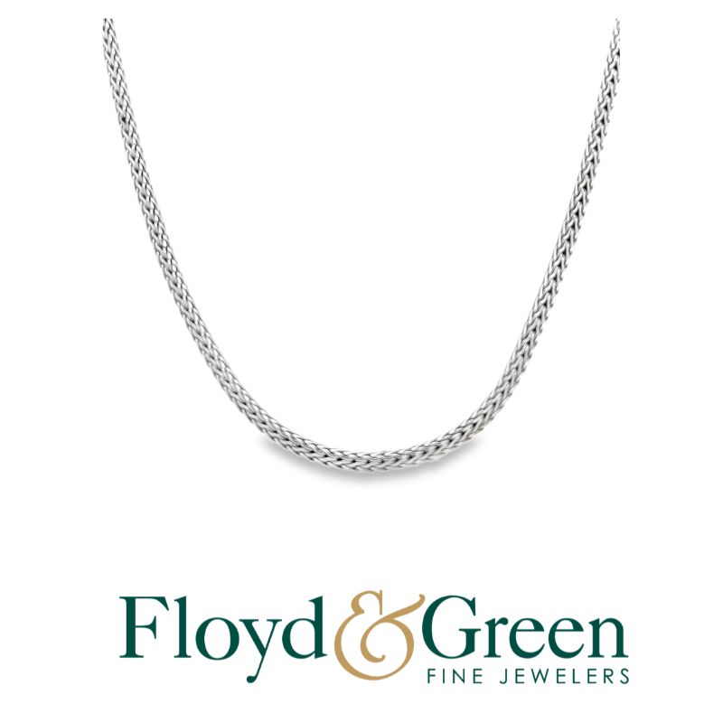 John Hardy Sterling Silver Classic Chain, 2mm Adj 16 - 18 inch, 11g