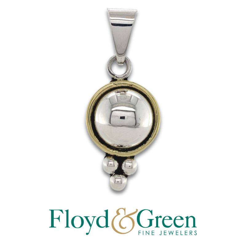 Two-Tone Drop Pendant