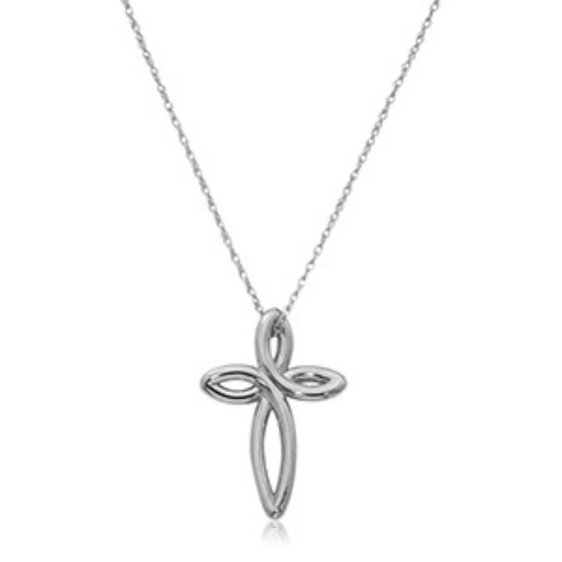 CARLA Open Cross Pendant Necklace