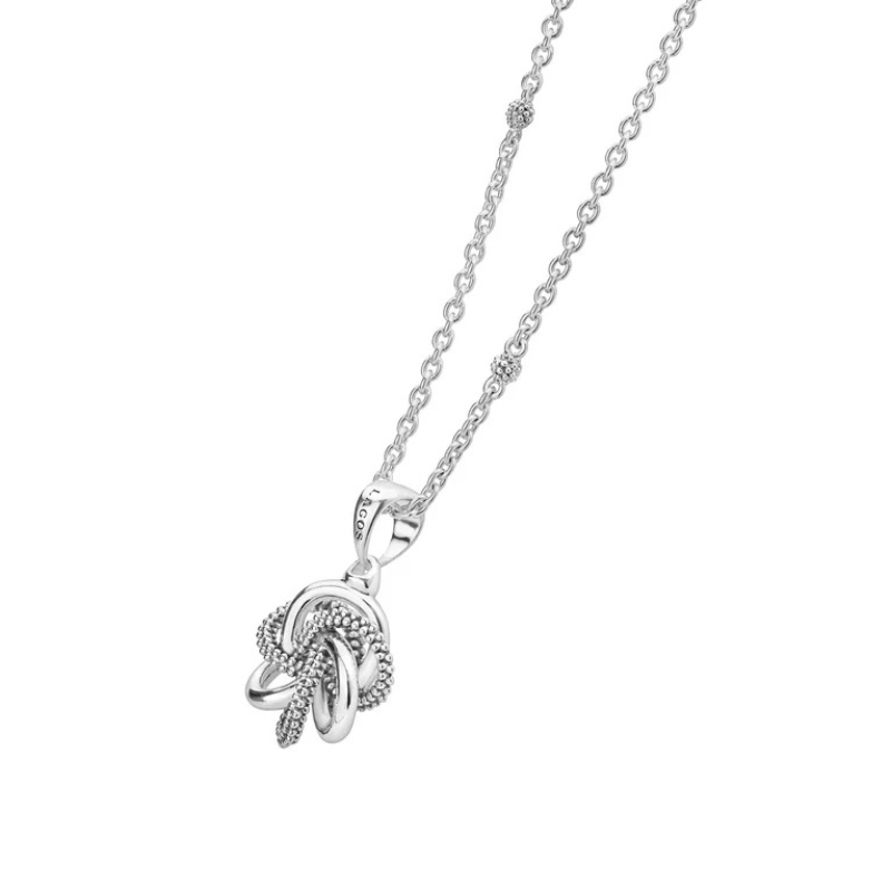 LAGOS Love Knot Small Sterling Silver Pendant Necklace