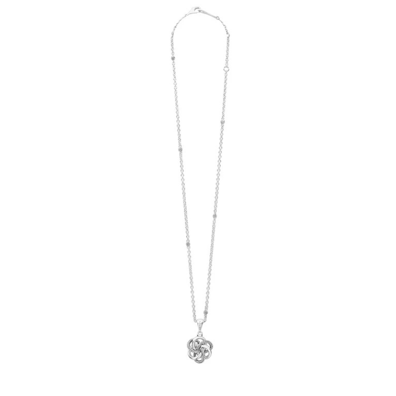 LAGOS Love Knot Small Sterling Silver Pendant Necklace