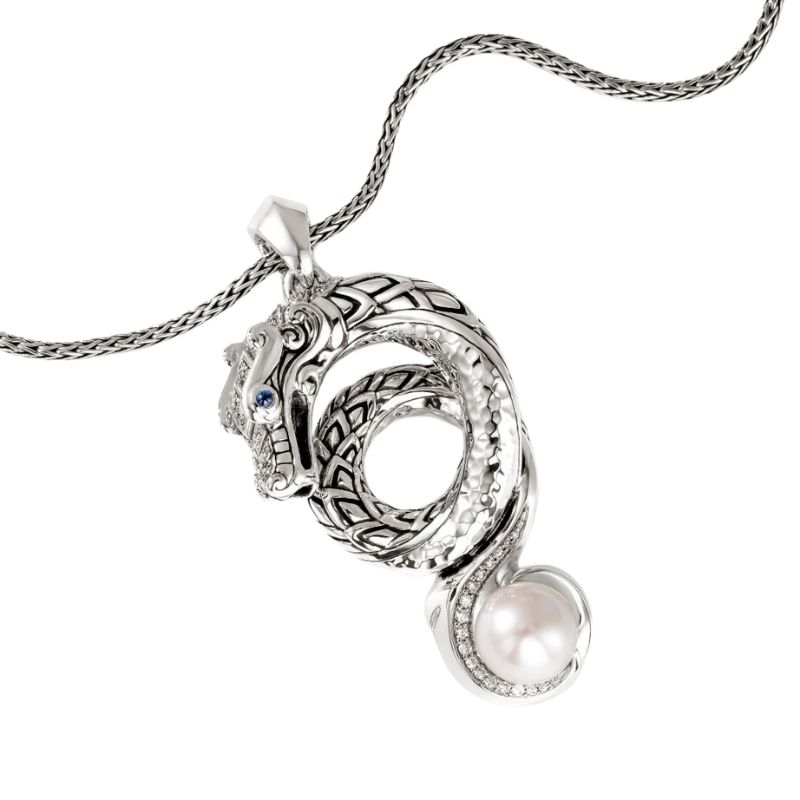 JOHN HARDY Legends Naga Pearl Pendant Necklace