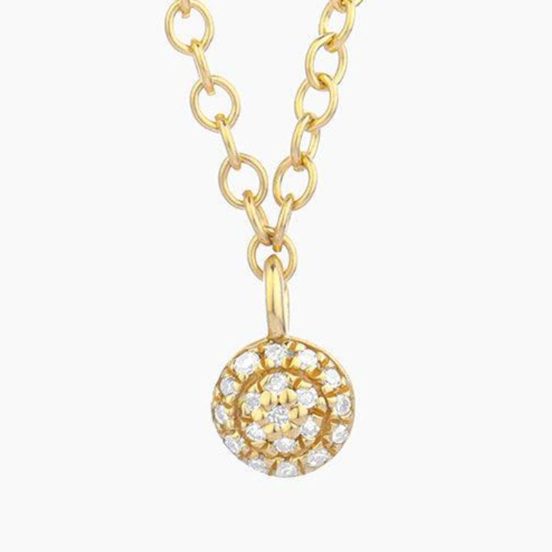 ELLA STEIN Small Circle Pendant Necklace