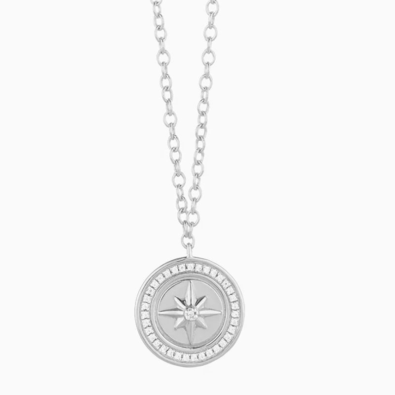 ELLA STEIN Your Own Path Compass Pendant Necklace