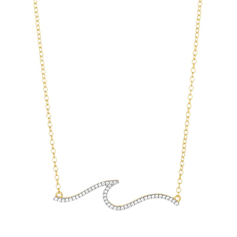 ELLA STEIN Ocean Waves Pendant Necklace