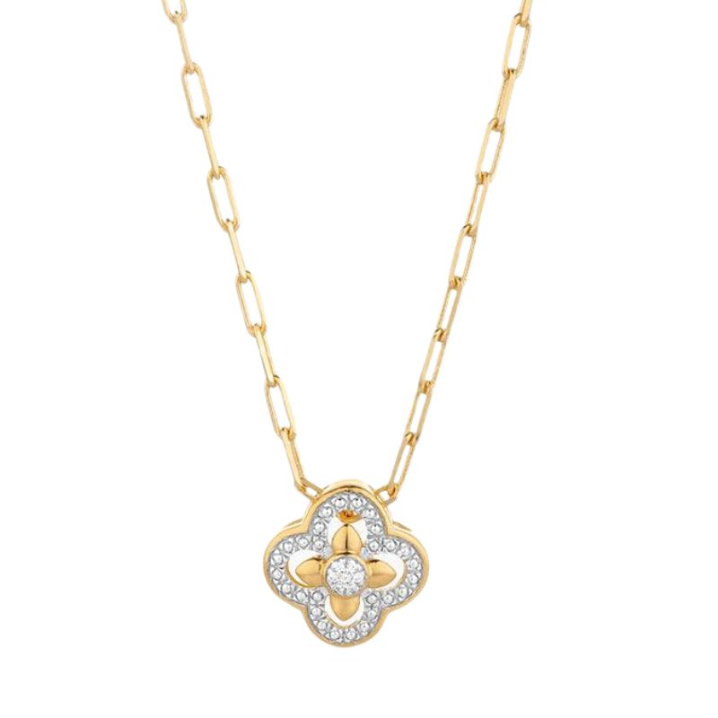 ELLA STEIN Contemporary Bloom Pendant Necklace