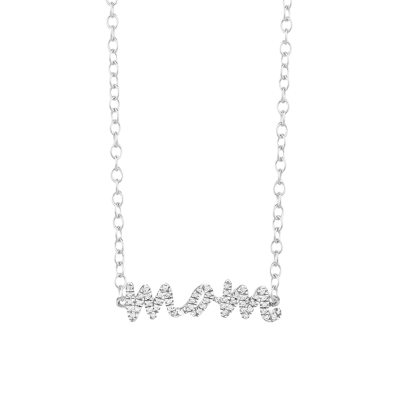 ELLA STEIN Rockstar Mom Pendant Necklace
