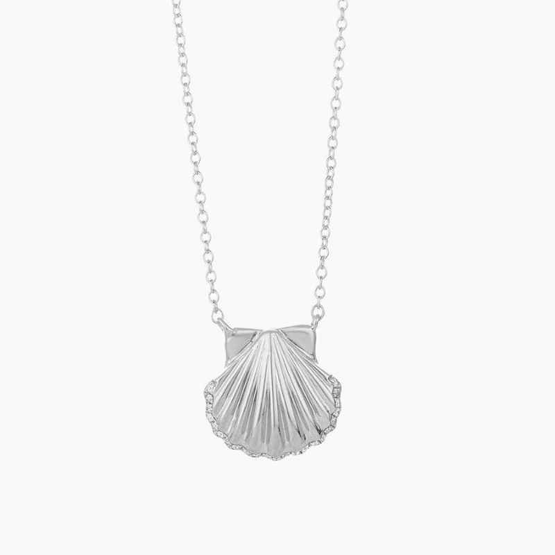 ELLA STEIN Sandy Seashell Pendant Necklace