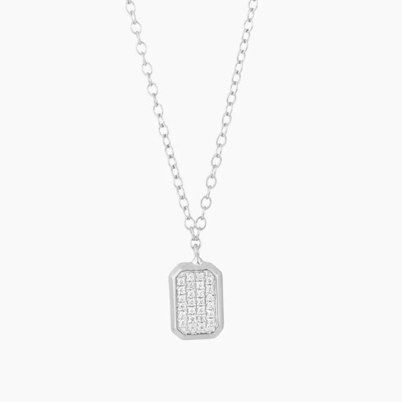ELLA STEIN Even Emerald Pendant Necklace