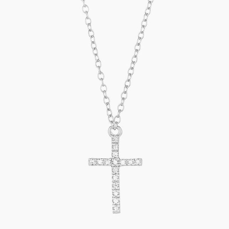 ELLA STEIN Believe Cross Pendant