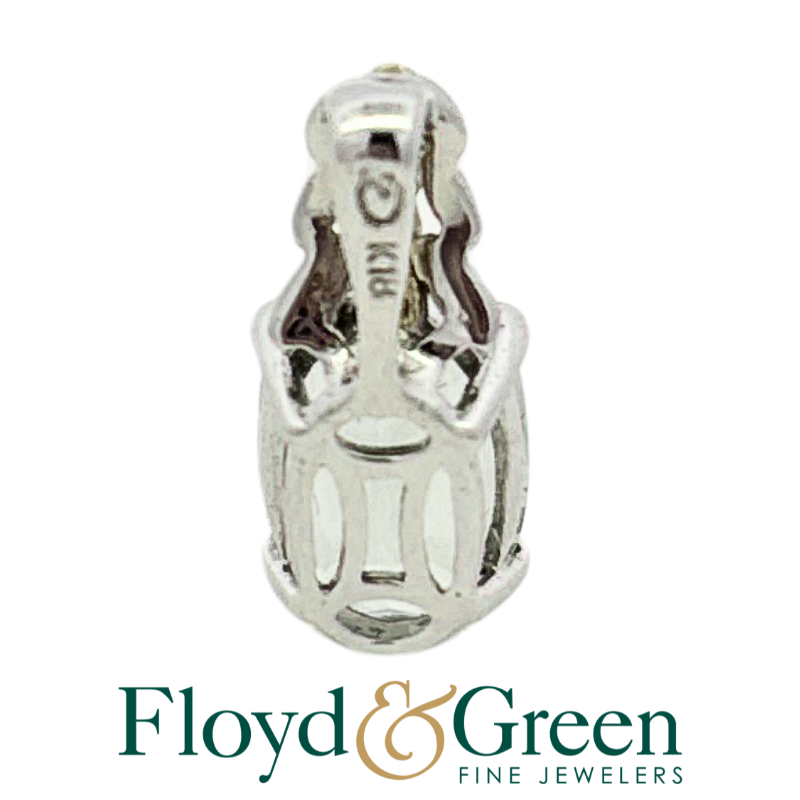 Two Tone Green Amethyst Pendant